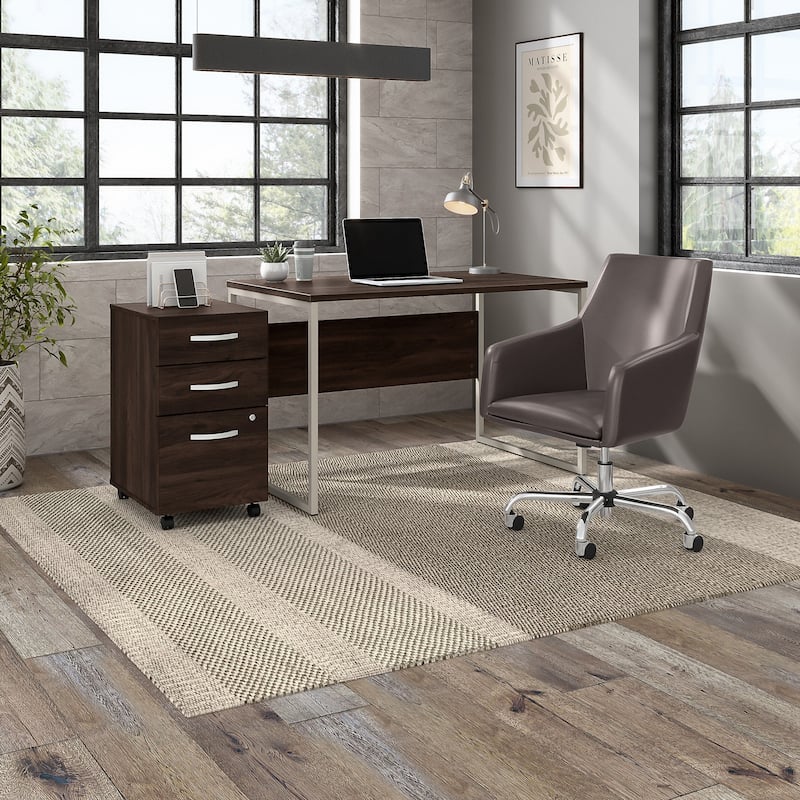 Hybrid 3 Drawer Mobile File Cabinet by Bush Business Furniture