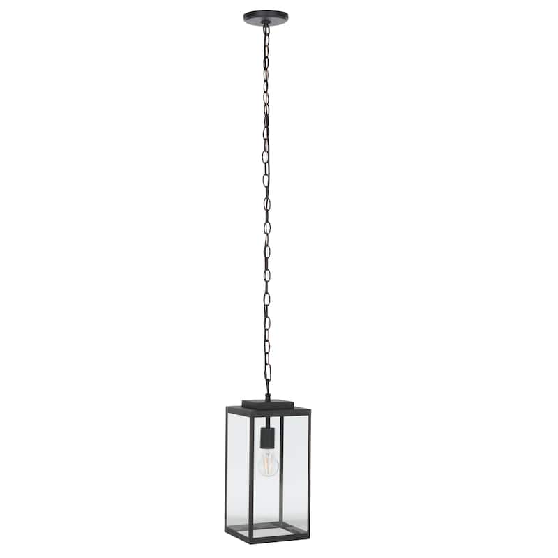 SAFAVIEH Lighting Admira 7" Modern & Contemporary Outdoor Pendant - 7" W x 7" D x 17" H - Bronze - 7Wx7Dx17H