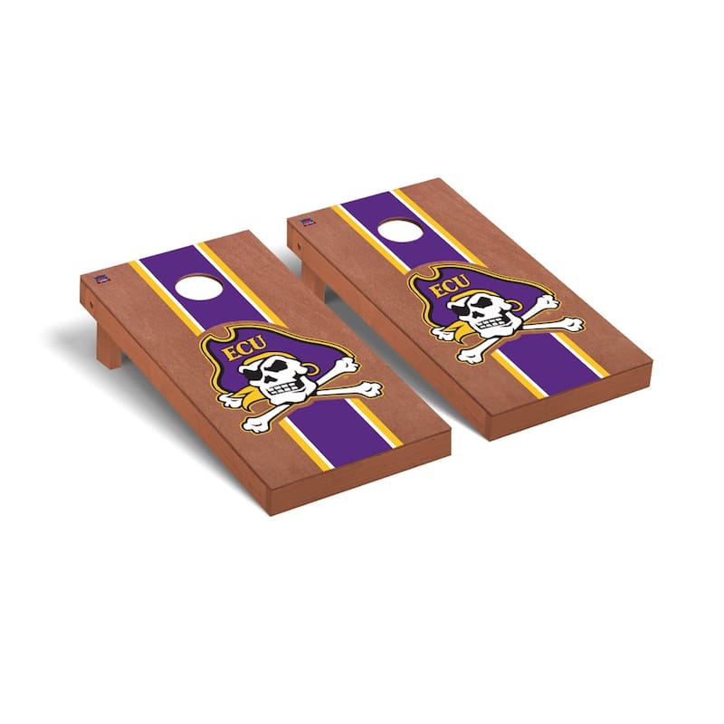 East Carolina Pirates Rosewood Cornhole Board Set