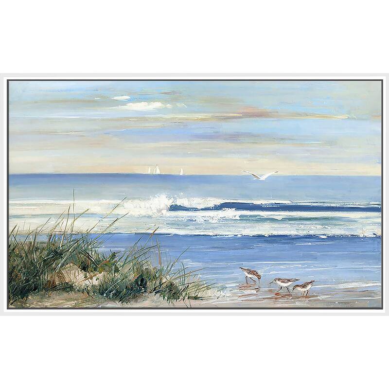 "Beach Combers" Print on Floating Canvas
