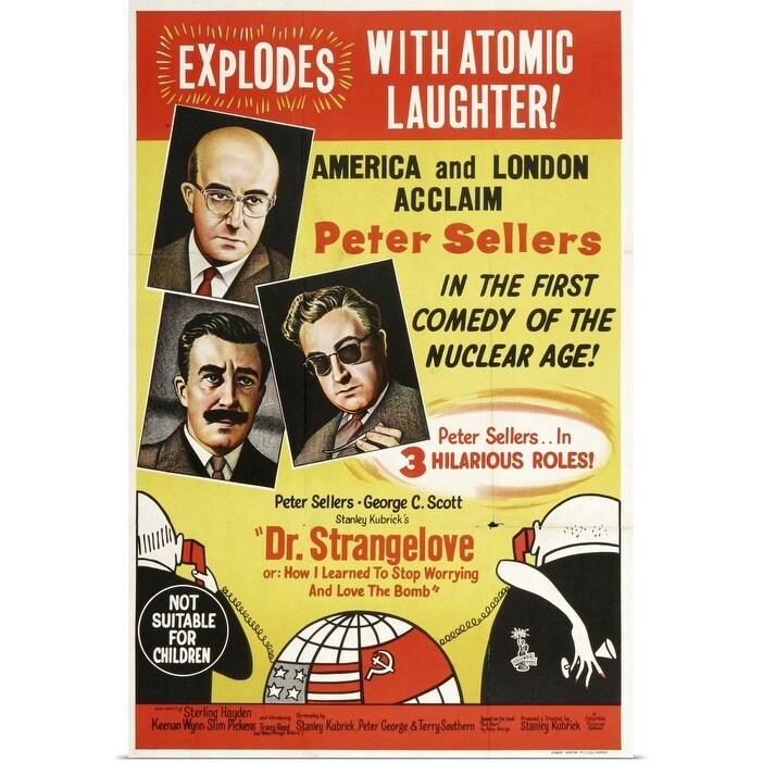 Shop Dr Strangelove Or How I Learned To Stop Worrying And Love The Bomb 1964 Poster Print Overstock 25365012