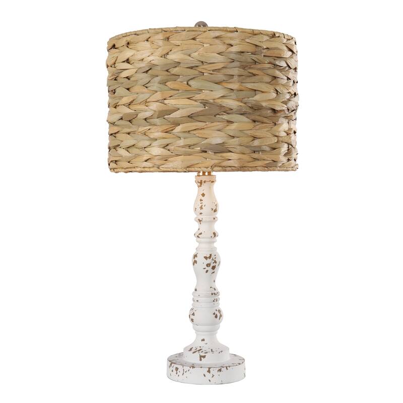Resin Table Lamps with Weaved Grass Shade