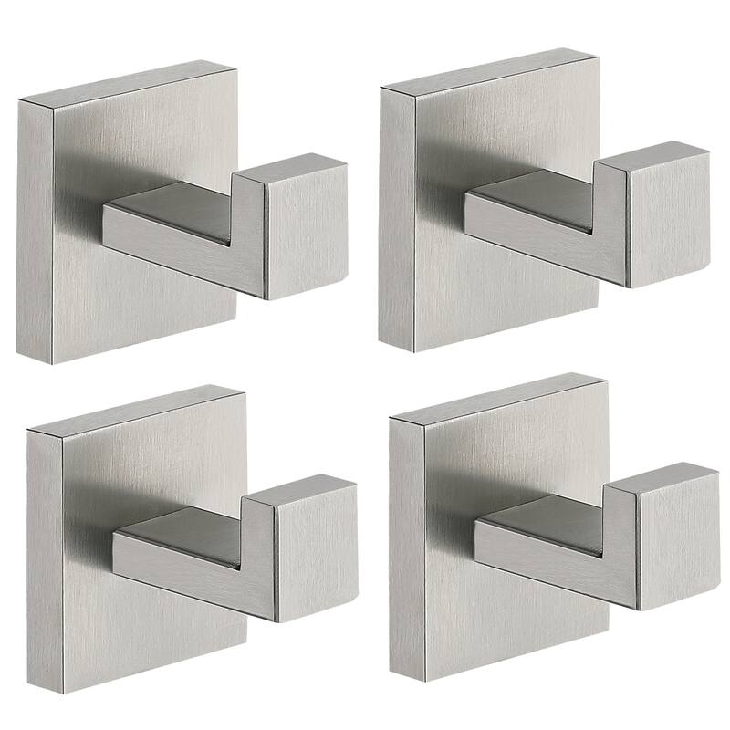 Wall Mounted Towel Hooks Bathroom Towel Hooks - Satin Nickel