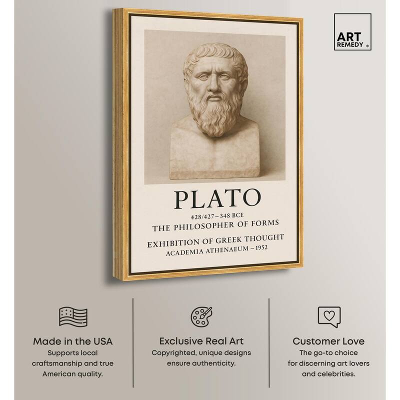 Philosopher of Forms Canvas by Art Remedy