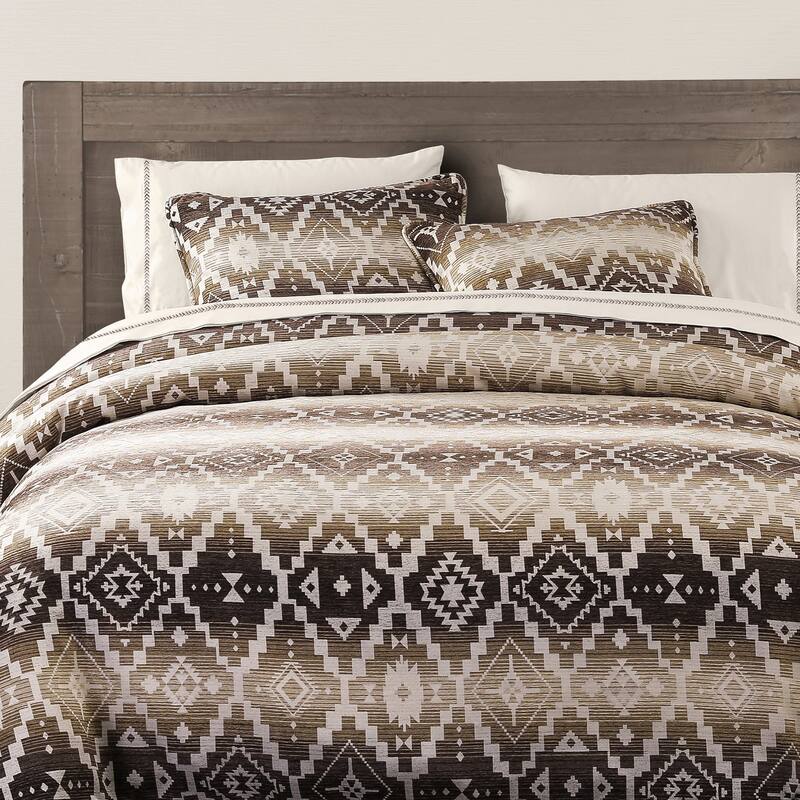 Paseo Road Chalet Aztec Southwestern Rustic Style Bedding 3 Piece Comforter Set
