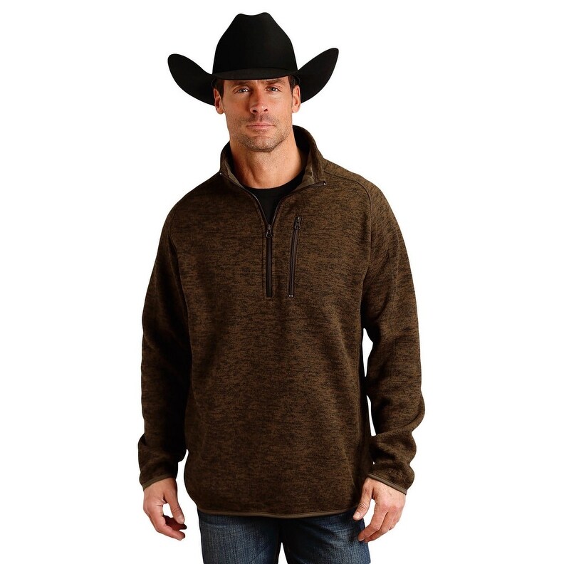 brown 1 4 zip pullover