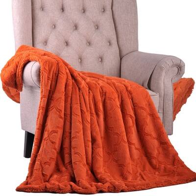 Ashley Brushed Fauxfur Throw with Sherpa and Borrego Backing