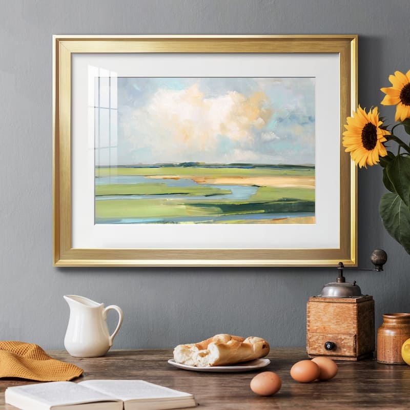 Pastel Horizon II Premium Framed Print - Ready to Hang