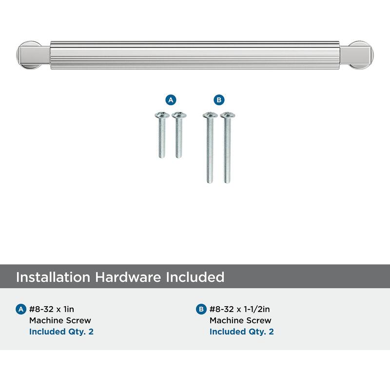 Amerock BP37645 Ballard 6-5/16" Center to Center Fluted Handle Cabinet
