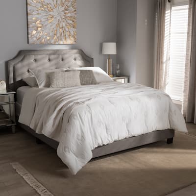 The Gray Barn Whitegrit Contemporary Upholstered Bed