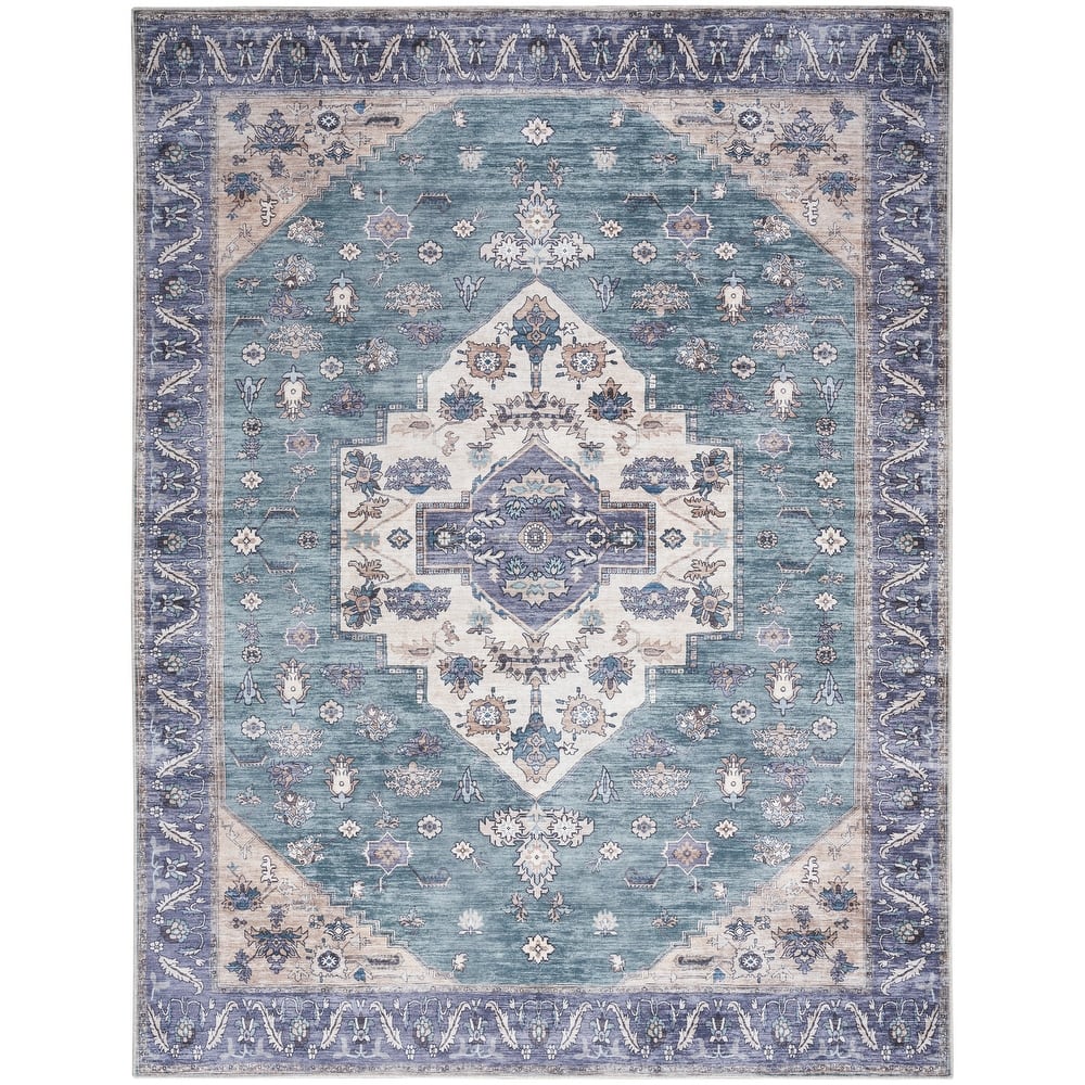 Washable Brilliance Persian Indoor Kitchen & Area Rug