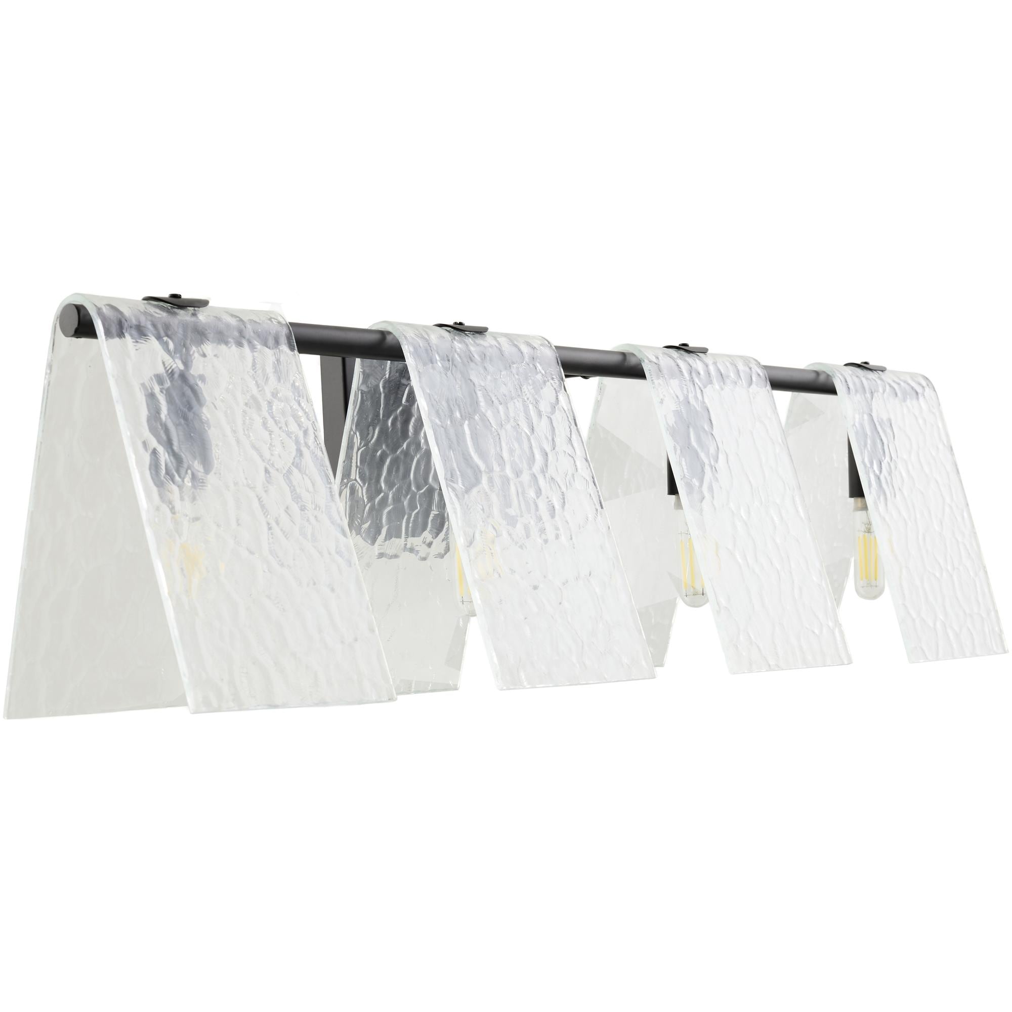 Livabliss Vitracis Modern Wall Sconce - 8"L x 28"W x 8"H