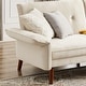preview thumbnail 4 of 39, Modern Futon Sofa Bed, Convertible Sleeper Sofa with Tapered Wood Legs, 78.35" W, Small Split Back Sofa for Living Room