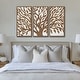 preview thumbnail 10 of 33, Madison Park Birch Palms Birch Botanical Two-tone Wood Panel Wall Decor Set