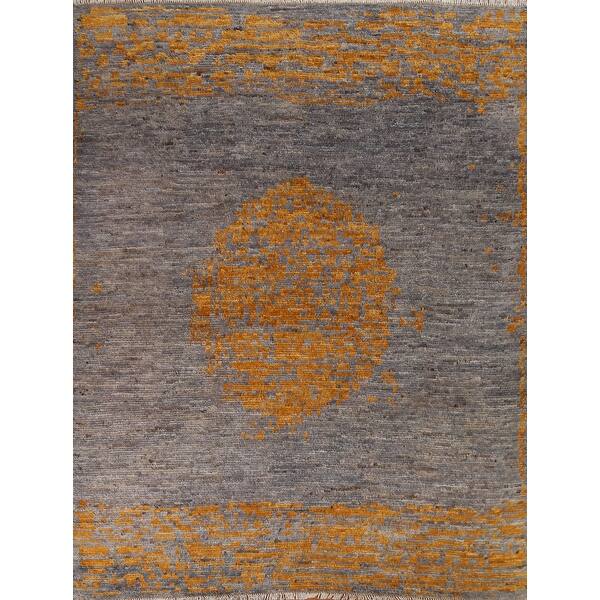 slide 1 of 20, Decorative Moroccan Contemporary Area Rug Hand-knotted Wool - 7'11" x 9'3"
