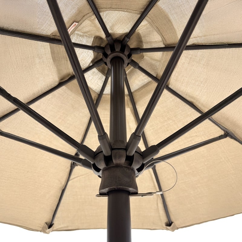 Tropishade 6' Bistro/Balcony/Cafe/Deck Commercial Patio Umbrella, Sunbrella cover. Good compact space.