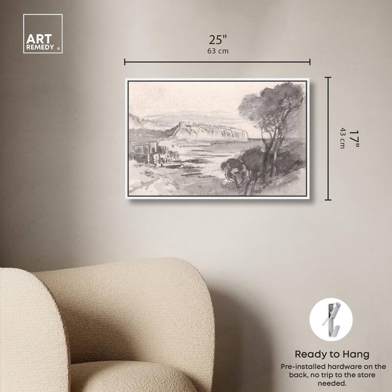 View across a Monaco Canvas by Art Remedy