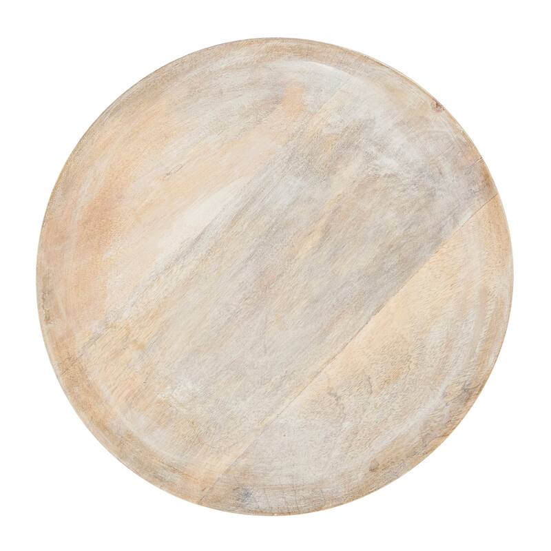 Rustic Woodland Charger (Set of 4) - White - 14"x14" - 4 Piece