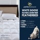 preview thumbnail 6 of 6, Serta White Goose Feather And Down Fiber Featherbed