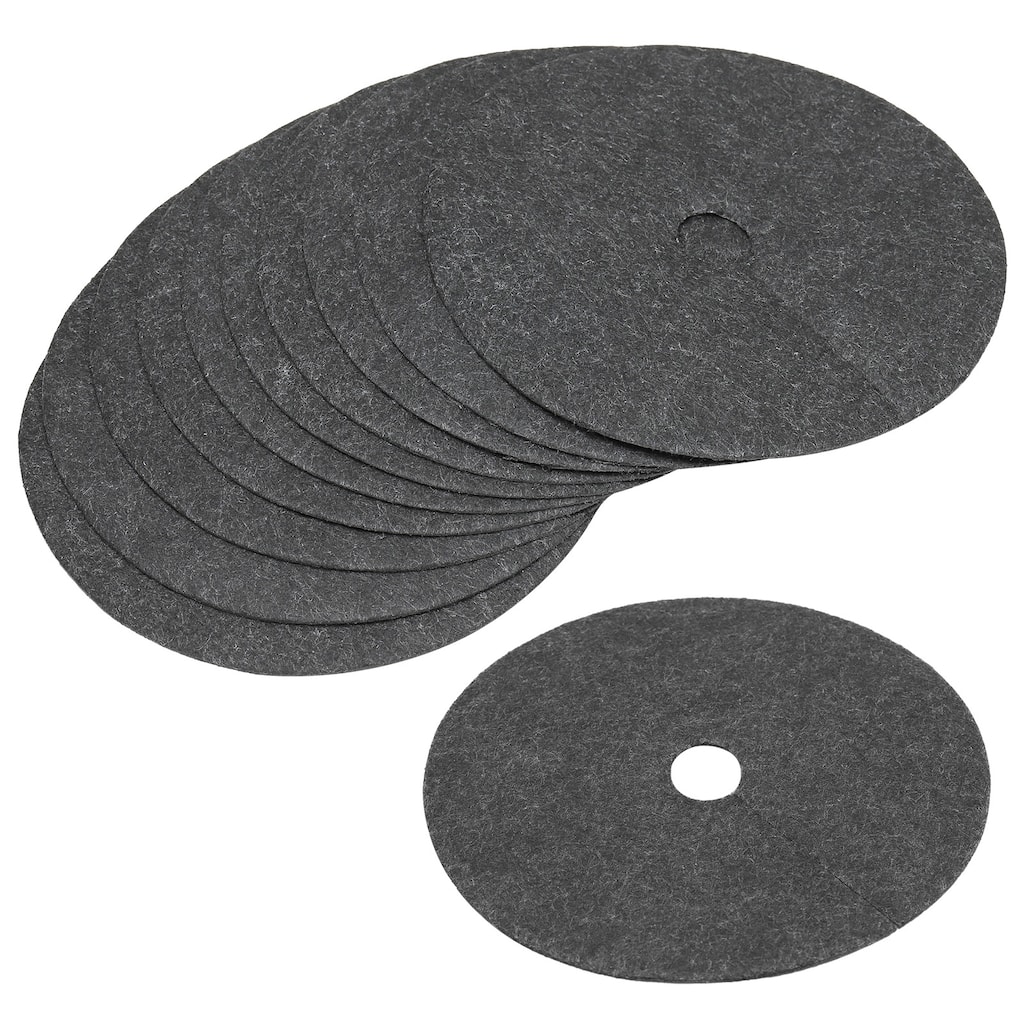 Tree Mulch Ring Nonwoven Tree Protector Mat Plant Cover Black 18 Pack
