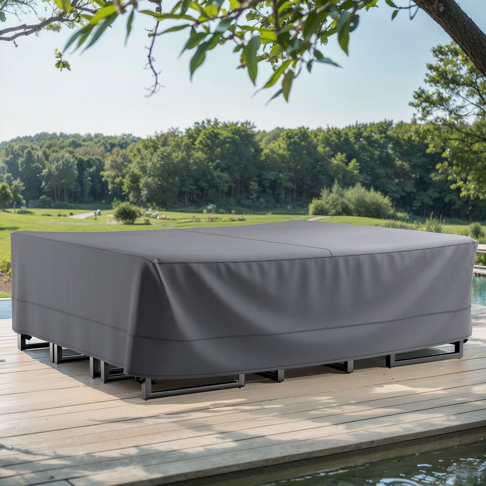 Heavy Duty Patio Sofa Cover, Waterproof 3-Seater Outdoor Sofa Cover