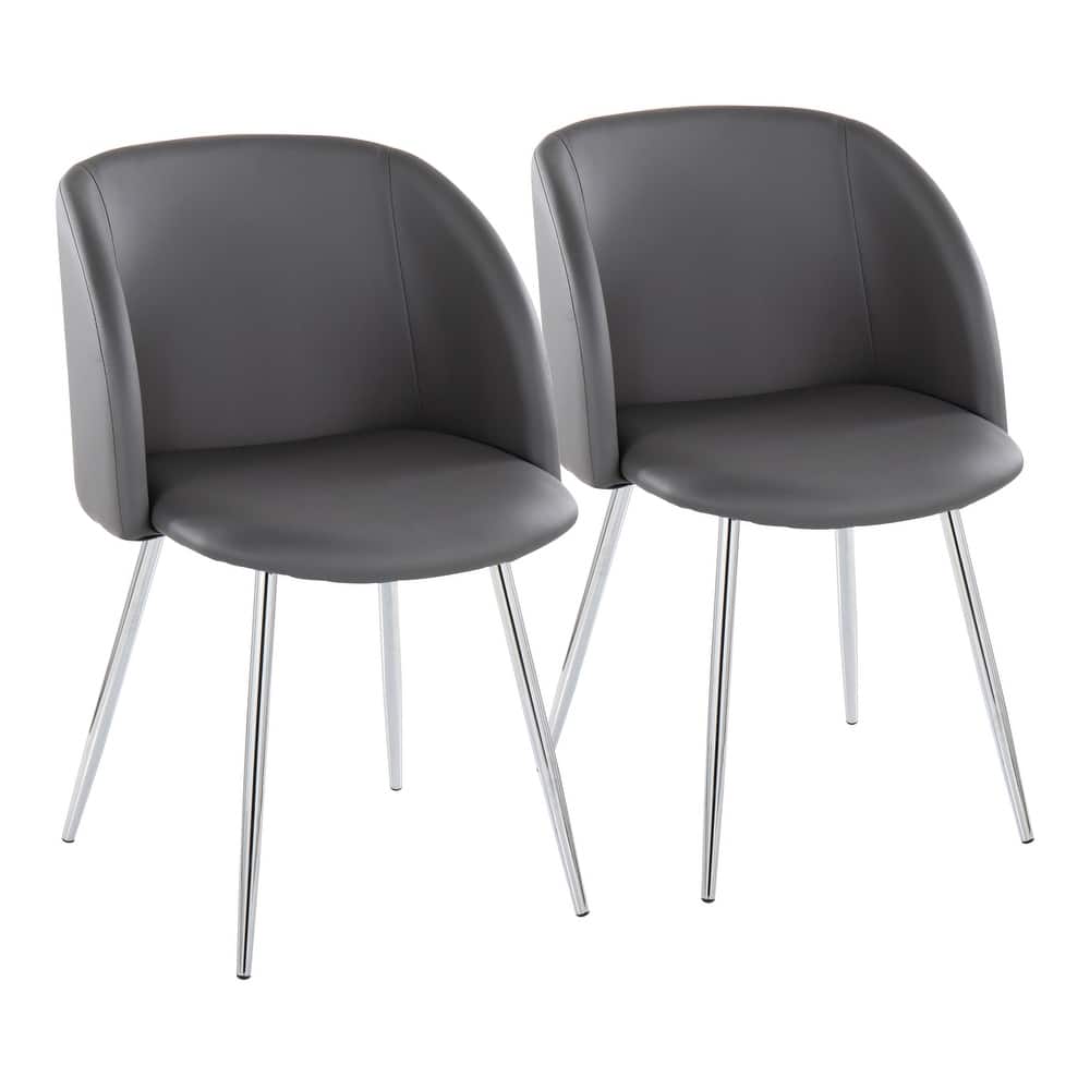 Silver Orchid Harding Upholstered Dining Chairs (Set of 2)