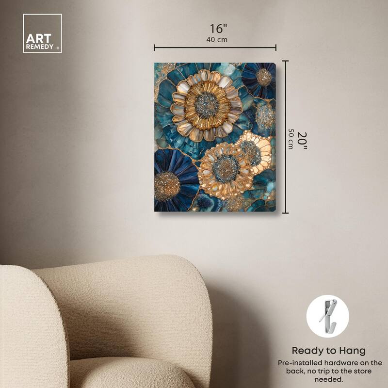Opulent Geode I Canvas by Art Remedy, Gallery Wrapped
