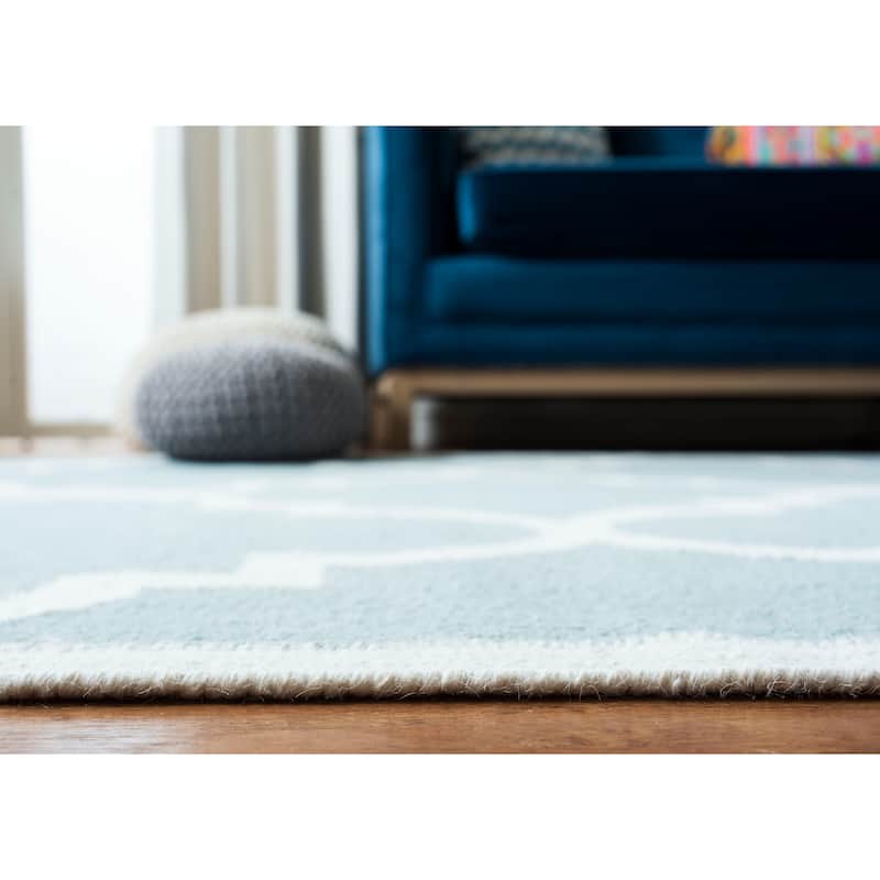 SAFAVIEH Handmade Flatweave Dhurries Jinan Modern Moroccan Wool Rug