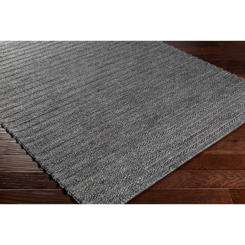 Strick & Bolton Carr Handwoven Viscose & Wool Area Rug