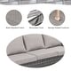 preview thumbnail 9 of 11, Gymojoy Outdoor Patio Sofa with Swivel Chairs Set