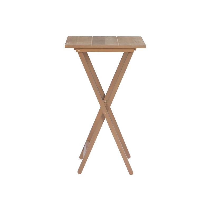 Acacia Driftwood Tray Table Set