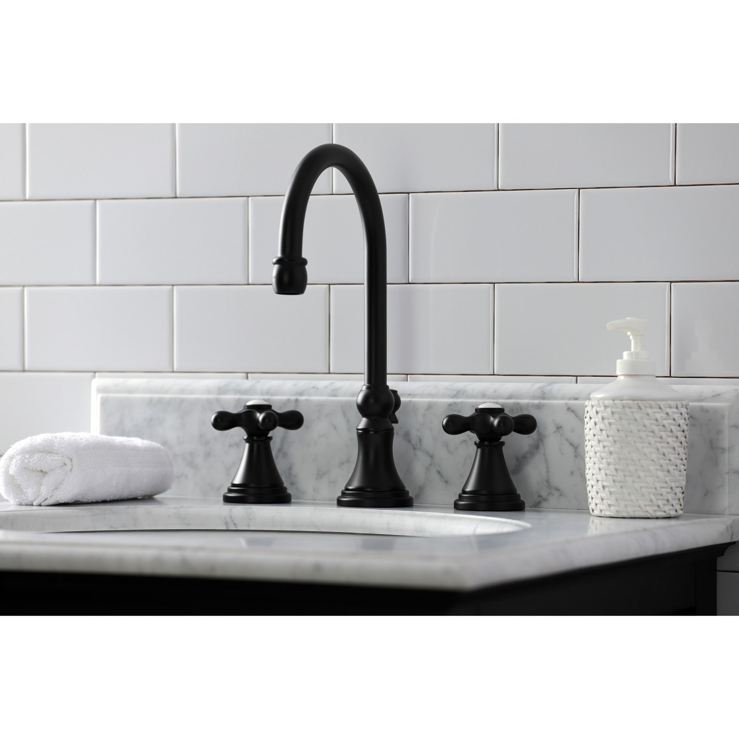 Kingston Brass Governor 8 in. Widespread Bathroom Faucet