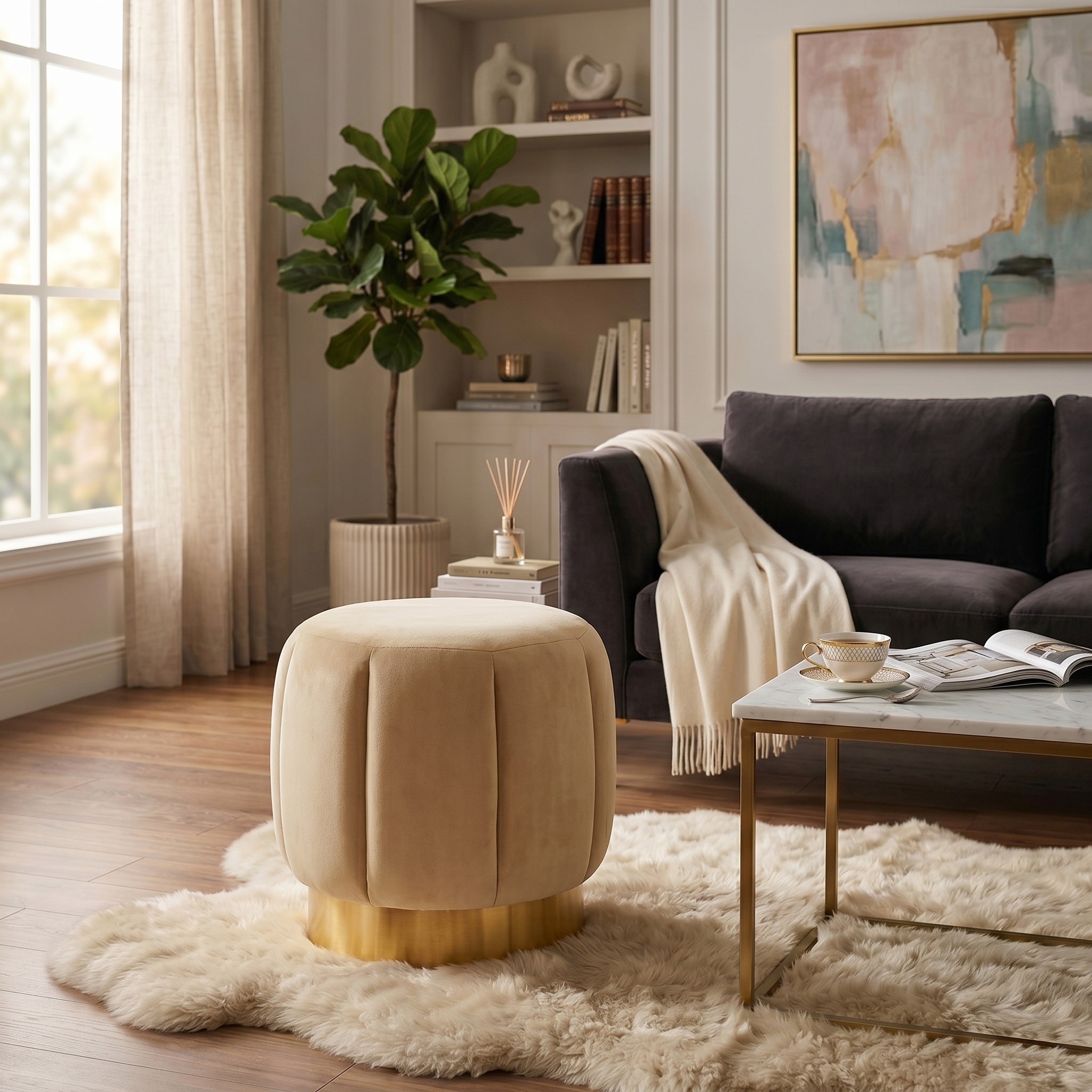 Safavieh Ottomans and Poufs - Bed Bath & Beyond