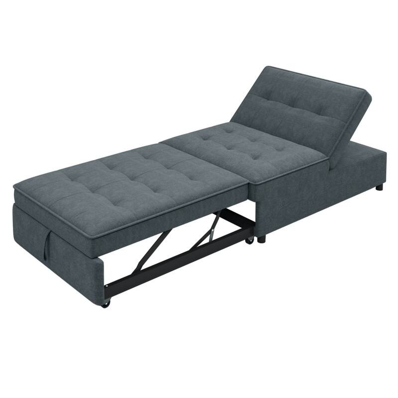 Upgraded Sleeper Chair Bed Sofa Bed,4 in 1 Multi-Function Folding Ottoman Bed