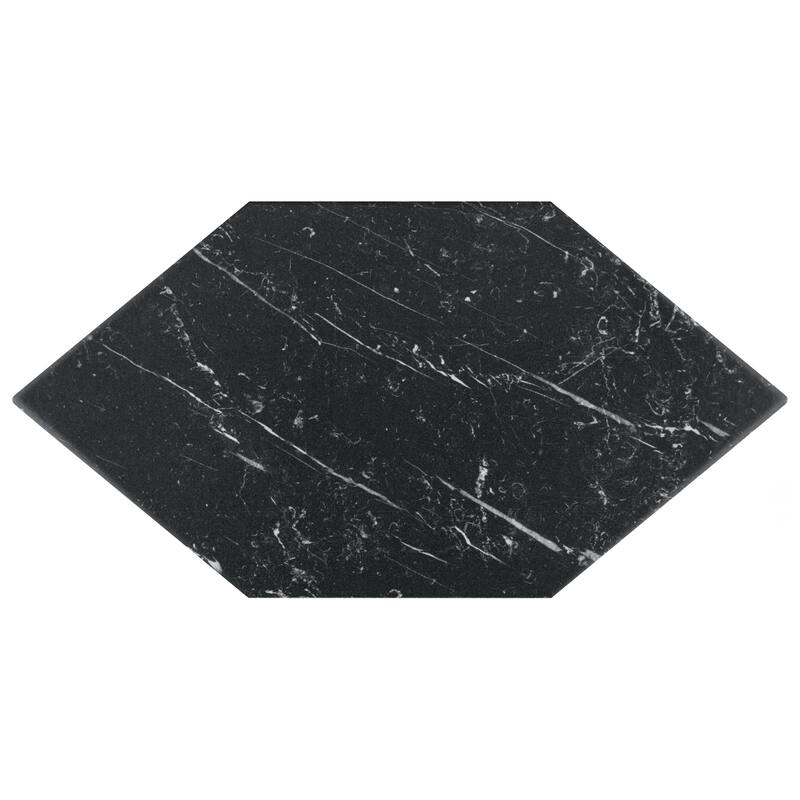 Merola Tile Timeless Marquina Kayak 6-1/2" x 12-1/2" Porcelain Floor and Wall Tile