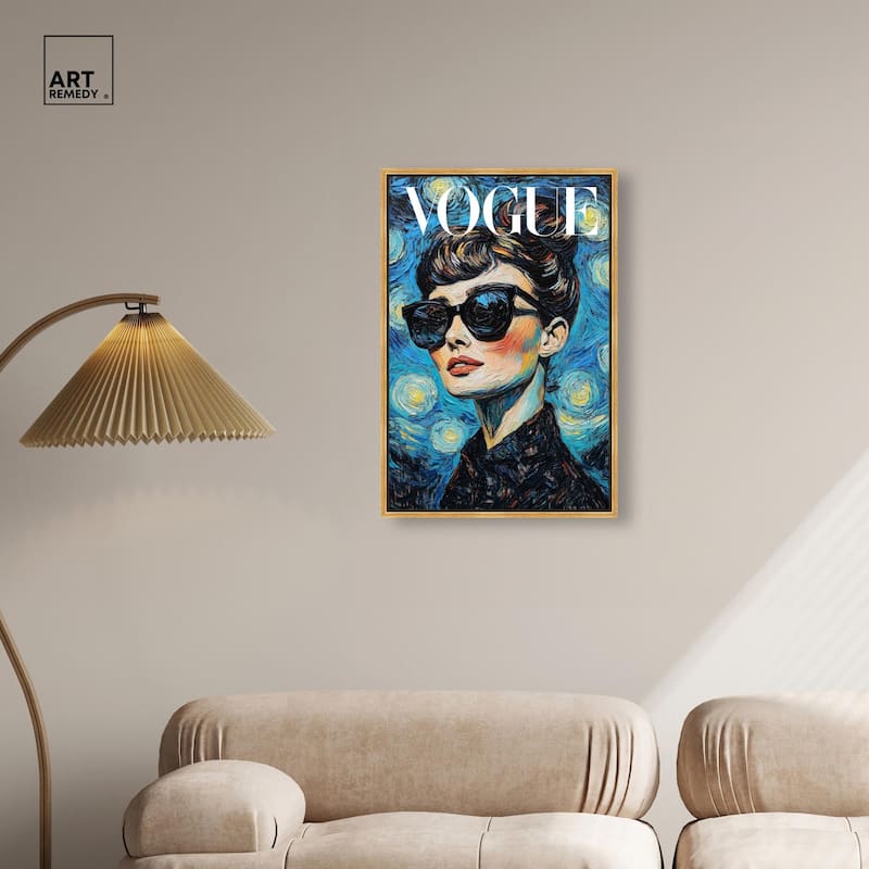 Starry Night Icon Canvas by Art Remedy