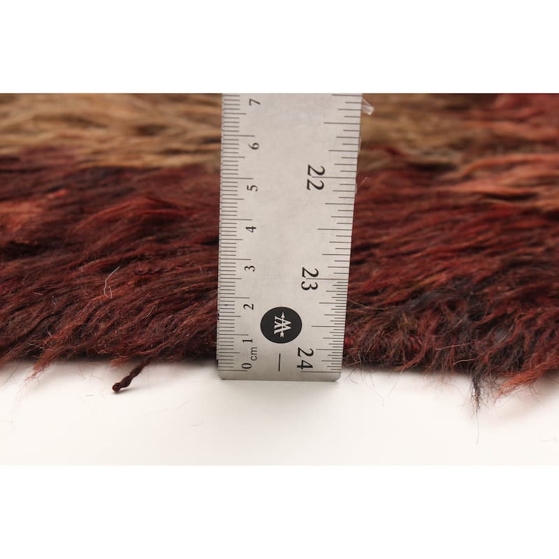 ECARPETGALLERY Hand-knotted Finest Peshawar Ziegler Burgundy Wool Rug - 4'5 x 6'0