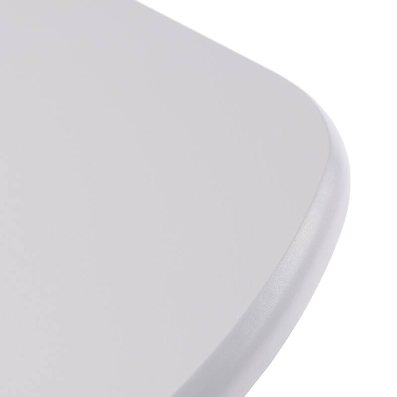 Corbett 4 Snack Tables with Stand White Finish