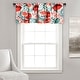 preview thumbnail 1 of 6, Porch & Den Egger Poppy Pattern Room Darkening Window Curtain Valance Multi-Color