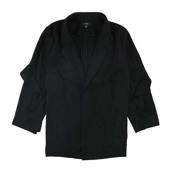 Alfani Womens Flounce Sleeve Jacket. Opens flyout.