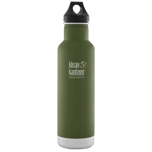 Klean Kanteen Classic Insulated 20 oz. Bottle with Loop Cap - Fresh Pine - fresh pine