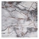 preview thumbnail 44 of 92, SAFAVIEH Craft Margaretha Modern Abstract Marble Pattern Rug 10' x 10' Square - Grey/Orange
