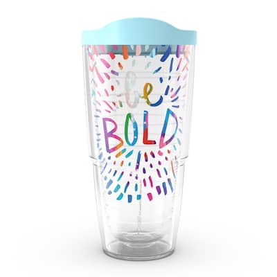 Tervis EttaVee Be Bold Made in USA Double Walled Insulated Tumbler Travel 24oz, Classic
