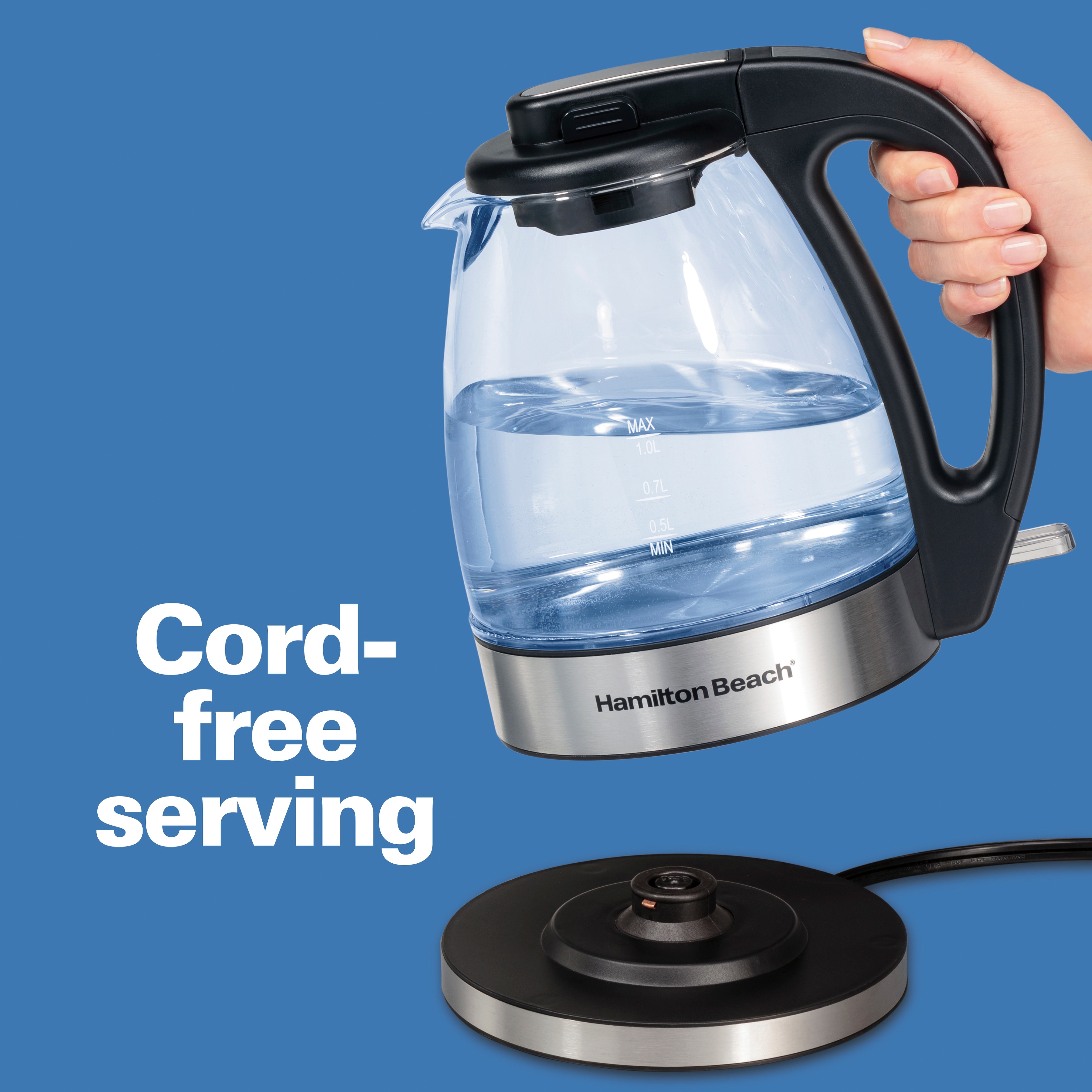 Hamilton Beach White 1.7L Cordless Kettle - Bed Bath & Beyond