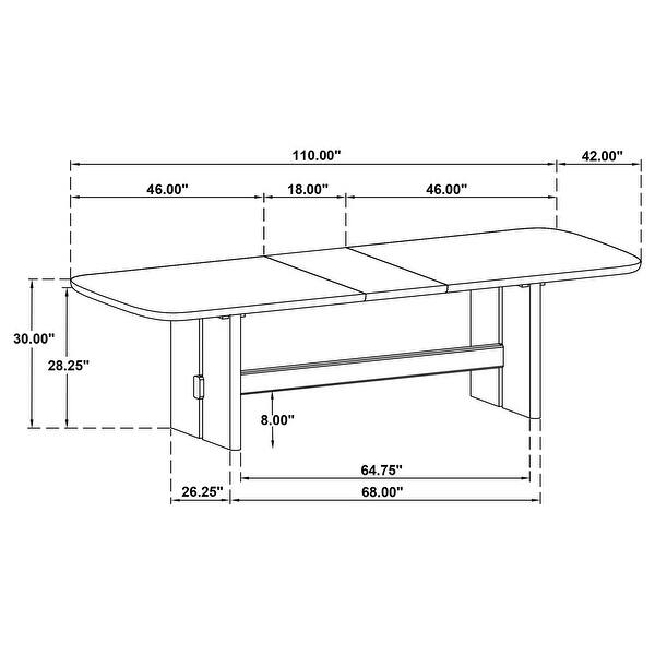 Kailani Rectangular Wood Dining Table Set Beige Oak - Bed Bath & Beyond ...