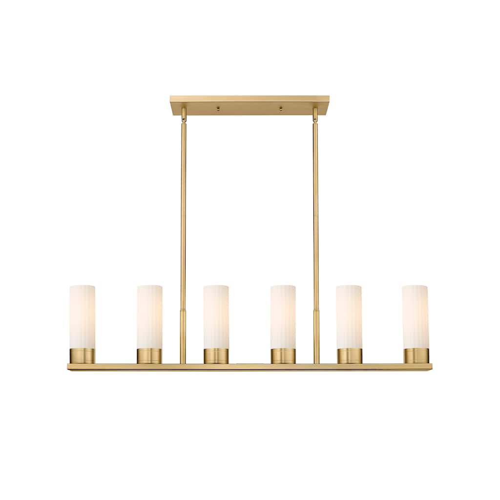 Innovations Lighting Empire - 6 Light 8" Stem Hung Linear Pendant