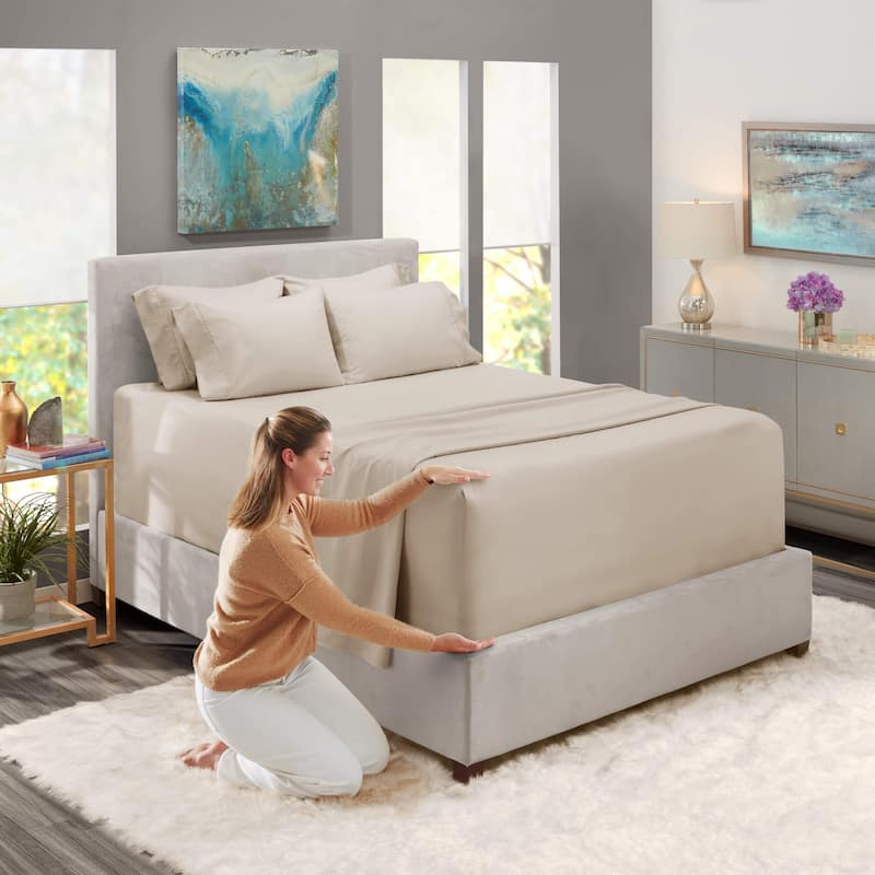 Empyrean Bedding 18"-24" Extra Deep Pocket Sheets Set - Ultra Soft Luxury Bed Sheet Set