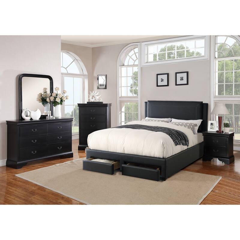 Contemporary Style,Bedroom Tall Chest Of Five Drawers,Solid Wood Storage Shelves,Sturdy Construction