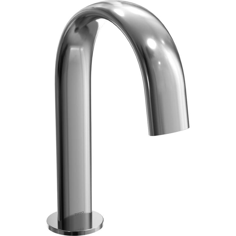 TOTO Gooseneck Ecopower or AC 0.5 GPM Touchless Bathroom Faucet Spout - Polished Chrome