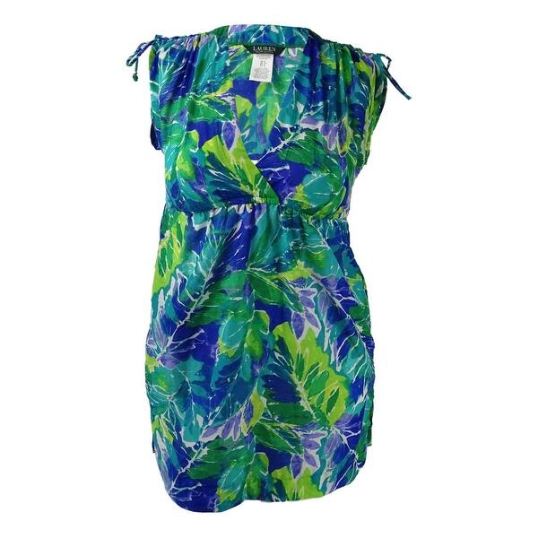 Shop Lauren Ralph Lauren Women S Lush Tropical Farrah Dress Cover